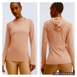 Fabletics Vada Birchwood Peach Hoodie Pullover NWT 14/16